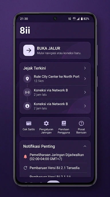 Tampilan link alternatif 8ii